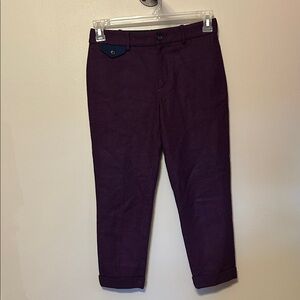 Paul Smith Deep Purple Capri Pants